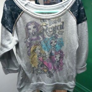 Ever After High high low sweater